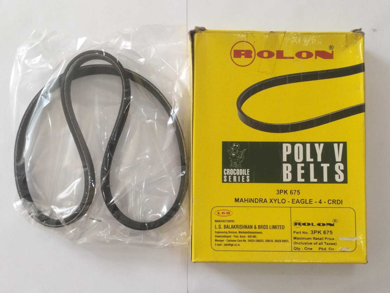 ROLON 3PK675 Car AC Belt(Mahindra)