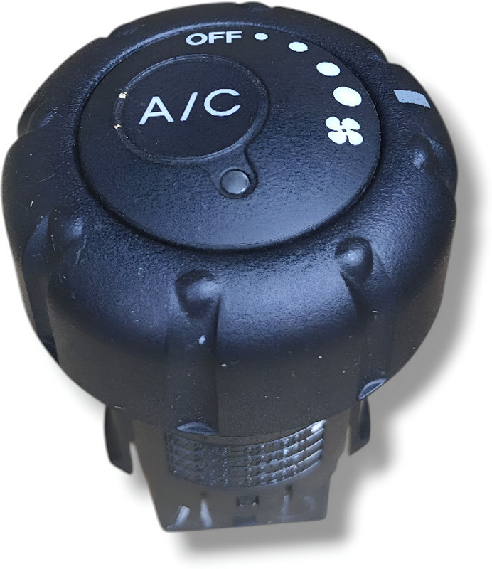 Paanjo A/C Blower Control Switch Compatible for Santro Xing, 10-Pin Socket Type, Black Car A/C Control Unit