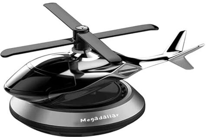 TrueBucks Solar Powered Helicopter Car Accessories Dashboard Aroma Diffuser Car Interior dashboard helicopter Air Purifier