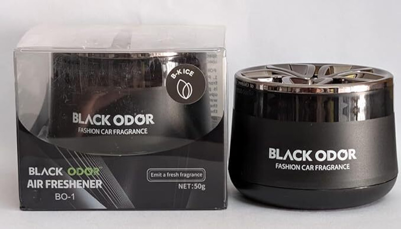 Cristal Volant BO-CAR-PER-BO01 Black Odor Car Perfume BO-01 Glass Bottle Long-Lasting Dashboard Air Freshener Air Purifier(Pack of 1)