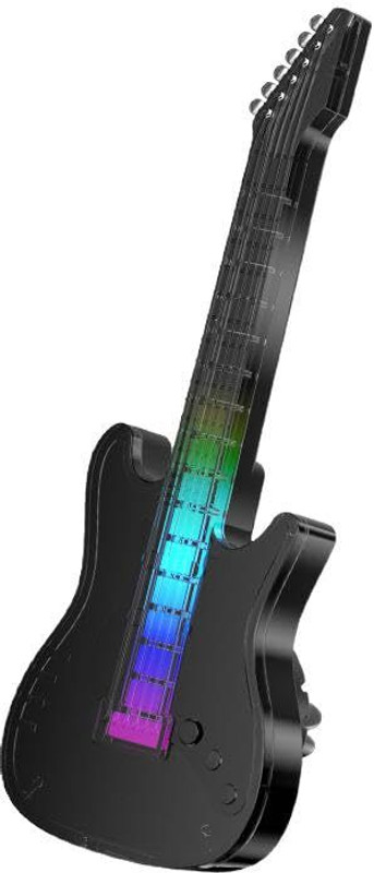 QAWACHH Mini Guitar Shape Car Air Freshener with Three Adjustable Light Effect Air Purifier(Pack of 1)