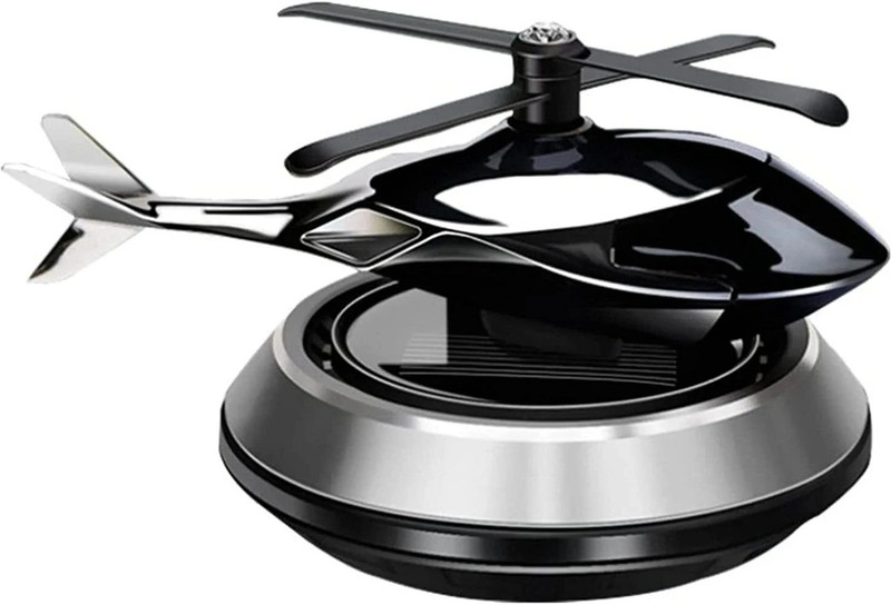 ASRYD Solar Energy Helicopter Alloy Car Air Freshener Organic Aromatherapy Air Purifier(Pack of 1)