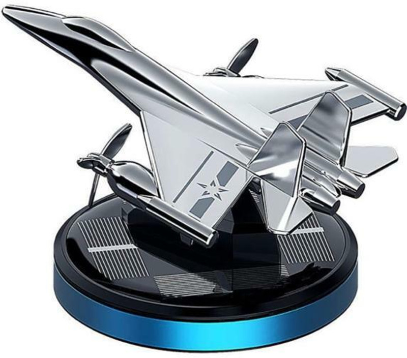 Auto Emporium Blue Fighter Jet Solar Perfume Blue Fighter Jet Solar Perfume Air Purifier(Pack of 1)