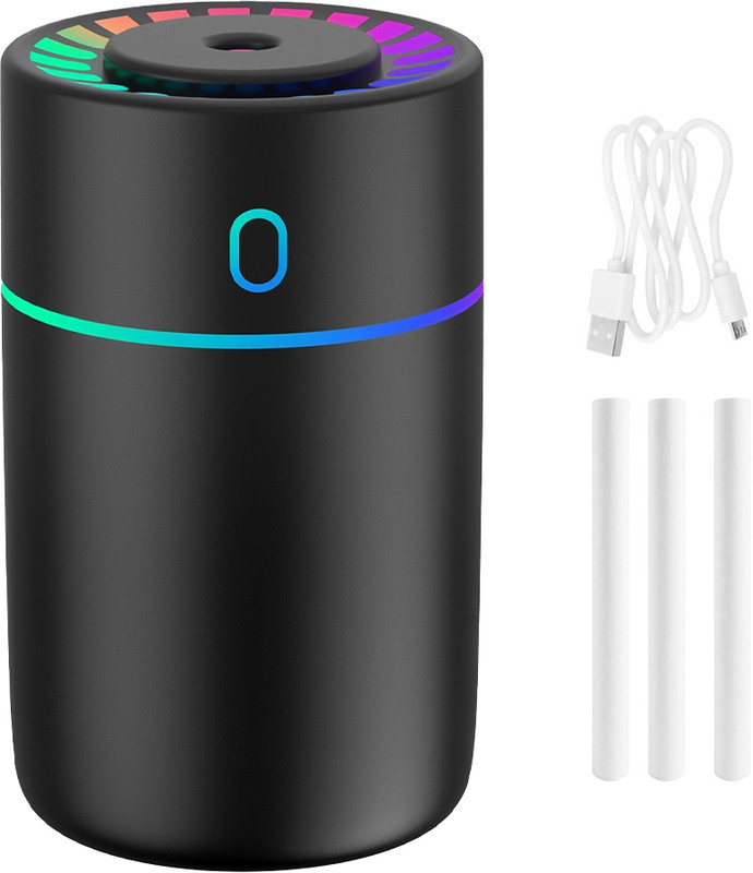 SUPVOX Car Humidifier Diffuser 230ml 230ml Car Humidifier Diffuser with Dual Mist Modes and Colorful LED Light Air Purifier(Pack of 1)