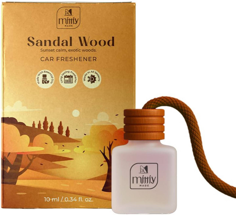 MITTIY MADE Sandalwood Car Air Freshener Air Purifier(Pack of 1)