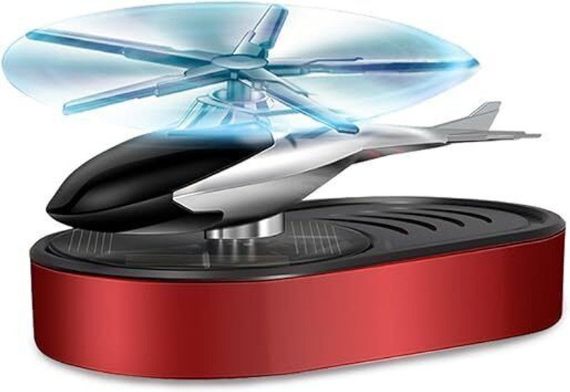 THEGSHOP air freshner helicopter Solar Car Perfumes And Fresheners For Dashboard | Solar Helicopter Air Purifier(Pack of 1)