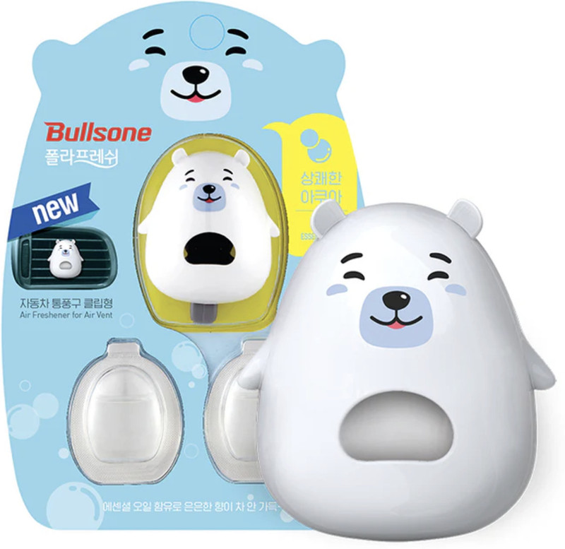 Bullsone Pola Family Aqua Vent Clip Air Freshener 2 Pack by Bullsone Air Purifier(Pack of 2)