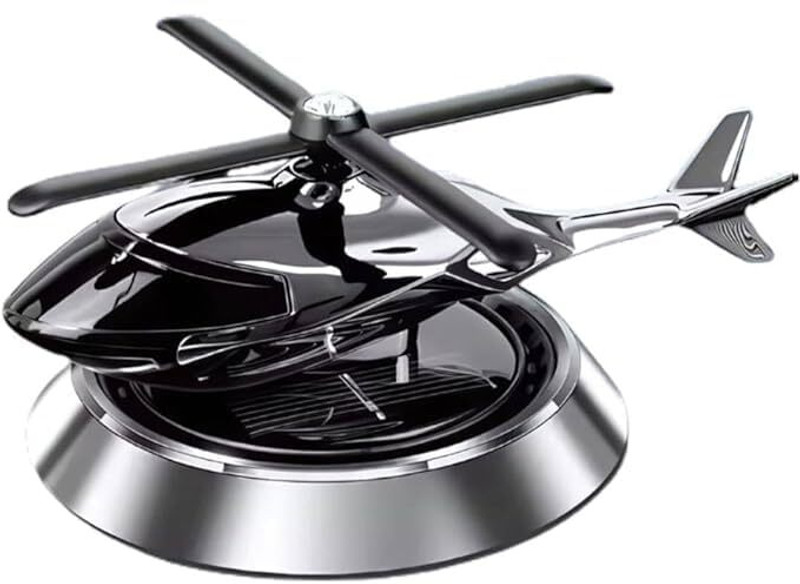 SHIVAM HUB HCAF001 HeliSpin Solar Rotating Car Perfume – Helicopter Design Air Freshener Air Purifier(Pack of 1)