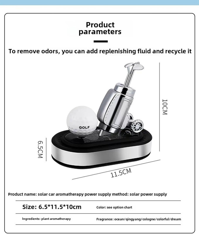 Augen Solar Dollar Tree Helicopter Design Rotating Car Air Freshener – (M14-Silver) Air Purifier(Pack of 1)