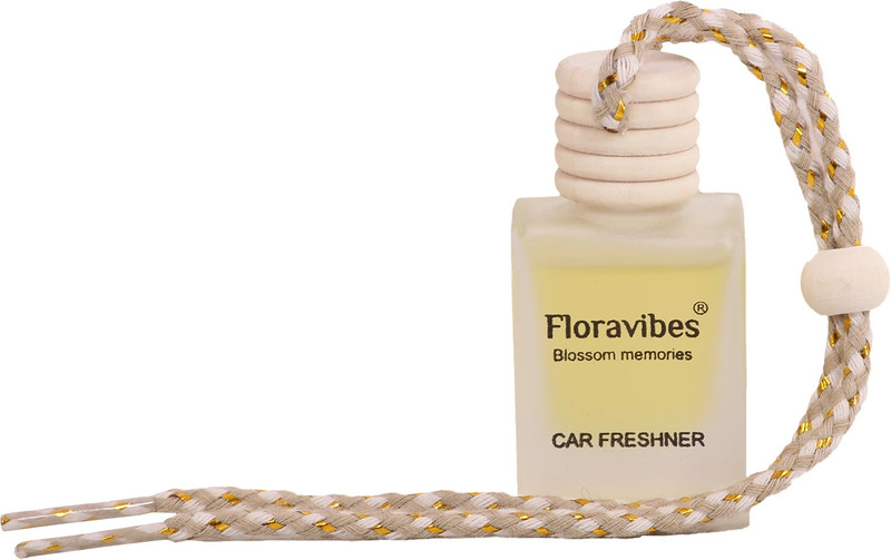 FLORAVIBES Car Freshener Hanging/Car Perfumes Accessories Long Lasting Fragrance Pack of 01 Car Air Purifier(Multicolor)