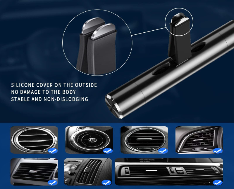 ESCODEVELOPER Car Accessories | AC Vent Stick Air Freshener Aroma Diffuser (car) Premium Car Vent Clip Perfume Air Purifier(Pack of 7)