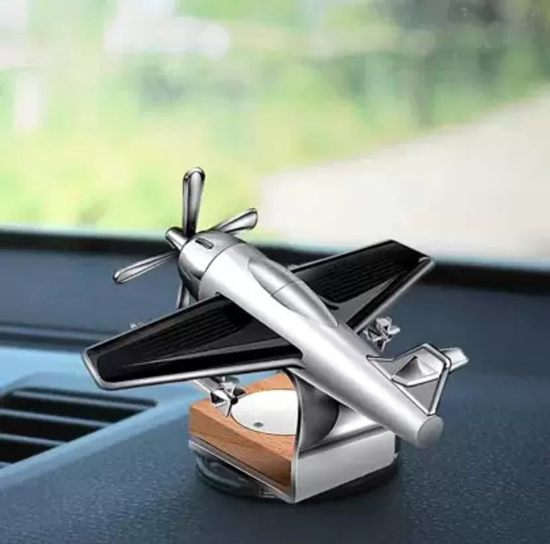 PRAGATI URZA Auto Car Air Freshener Airplane with Perfume Solar Powered Air Purifier(Pack of 1)