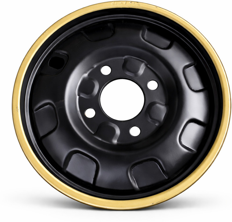 SKYY RIDER ELECTRICAL PRIVATE LIMITED 12 Inch Steel Wheel Rim for E-Rickshaw & Golf Cart | Heavy Duty Black Metal Wheel | 4 Bolt Pattern | Durable Rust Resistant Car Alloy Wheel