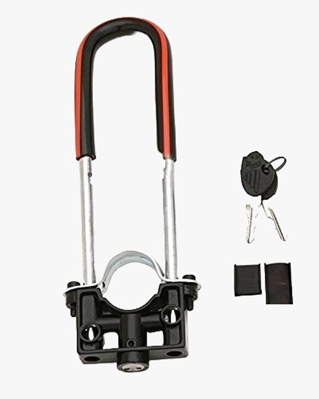 Neocaya Bike Front Shocker Lock Wheel Lock Genuine Quality Front Wheel, Shocker Lock With 2 Keys Wheel Lock Car Alloy Wheel