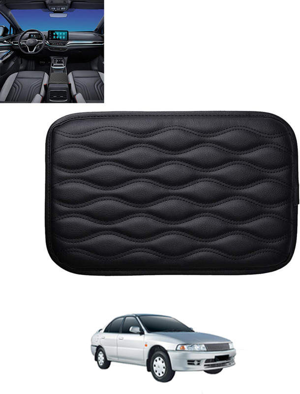MSNP Rectangle Black Arm Pain Releif Memory Foam Armrest Cover For Vehicle-178 Car Armrest Cover