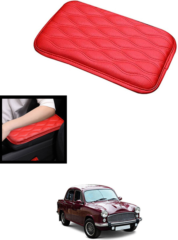 MATIES Unique Design Universal Waterproof Beige Rectangle Armrest Cover For Car-20 Car Armrest Cover