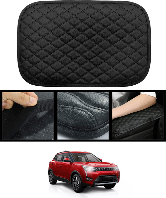 MATIES Universal Car Armrest Cover Cushion Protector Car Interior Decor Black 319 Car Armrest Pad Cushion
