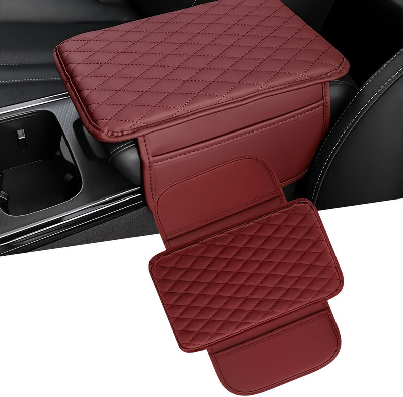 STHIRA Car Center Console Armrest Pad Car Armrest Pad Cushion