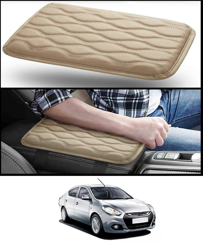 CCMM Durable Protection Rectangle Beige Armrest Cover Cushion For Car-237 Car Armrest Pad Cushion