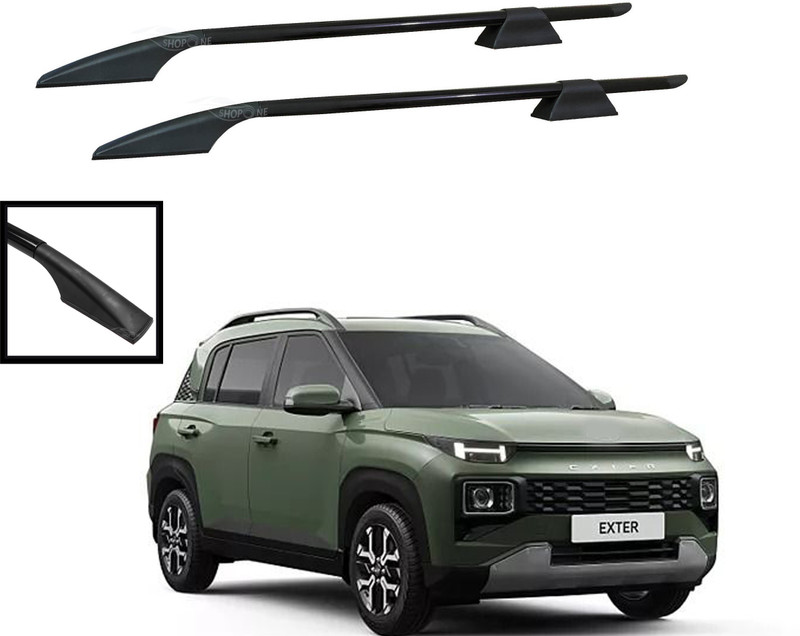 Shopone Black Rocket Style Roofrail For Car Stylish & Durable For Exter Car Beading Roll For Hood(4 m)