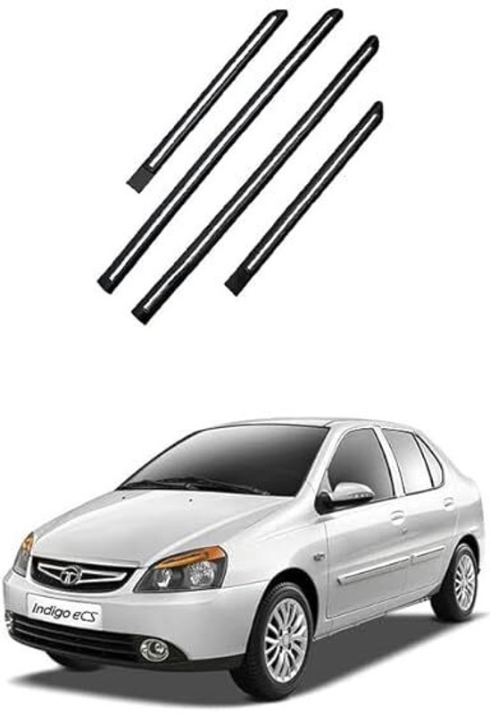 CARSHADE Side Beading Moulding Compatible for Tata Indigo Set of 4 Pieces Car Beading Roll For Door(5 m)