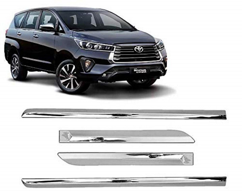CARXTREME Innova Crysta Side Beading Chrome Car Beading Roll For Door(5 m)