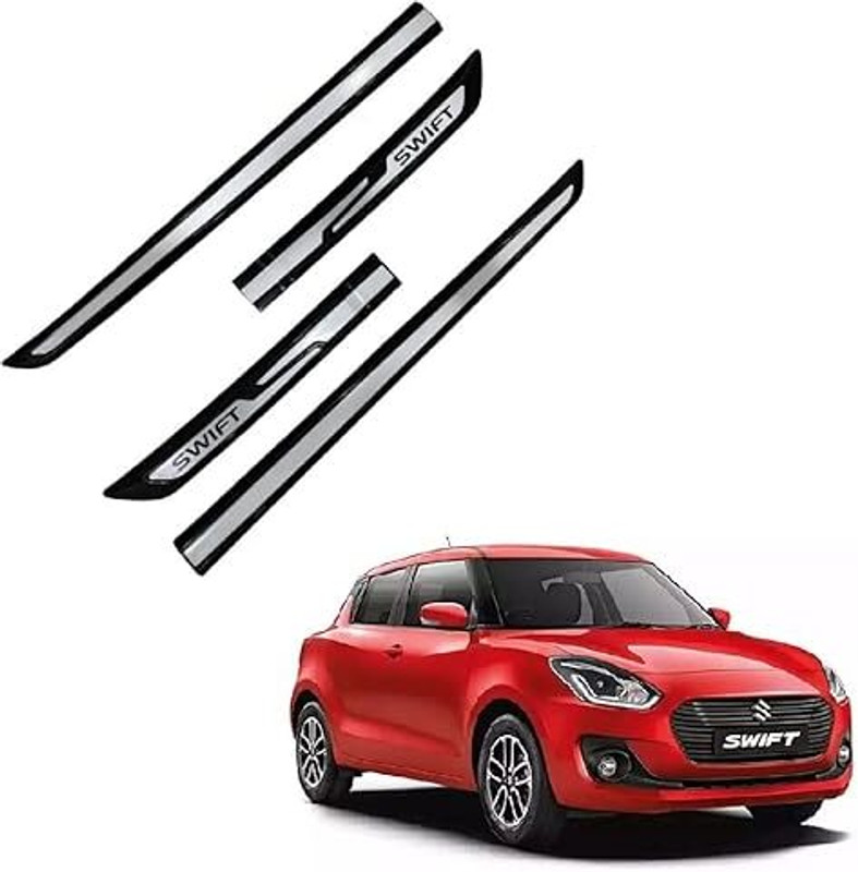 Shopone Car Door Side Beading Moulding for Maruti Swift all Models Set of 4 Pieces Car Beading Roll For Door(5 m)