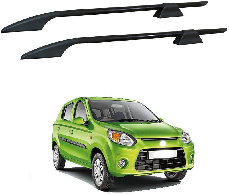 Shopone Car Stylish Roof Rails (Drill Free) in Rocket Curve Design in Black Colour_12 Car Beading Roll For Hood(4 m)