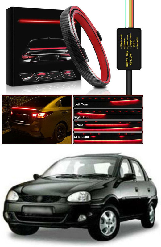 PROEDITION Universal Strip Splitter Spoiler Side Skirt Black for Car Truck 485 Matte, Glossy Opel Corsa Rear Garnish