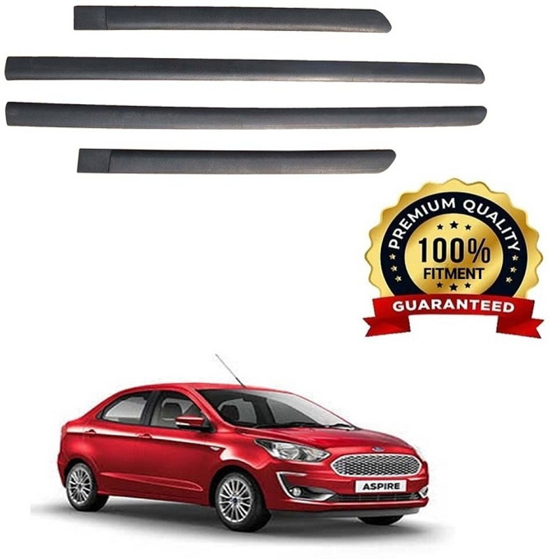 Shopone Car Door Side Beading Moulding for Ford ASPIRE all model (Set of 4) (8) Car Beading Roll For Door(5 m)