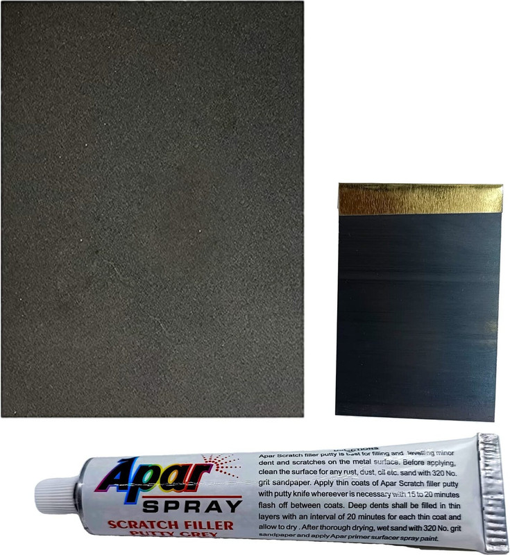 apar 50 gms ,Scratch Filler Putty Tube Grey 1 Putty Knife Car Body Filler Putty