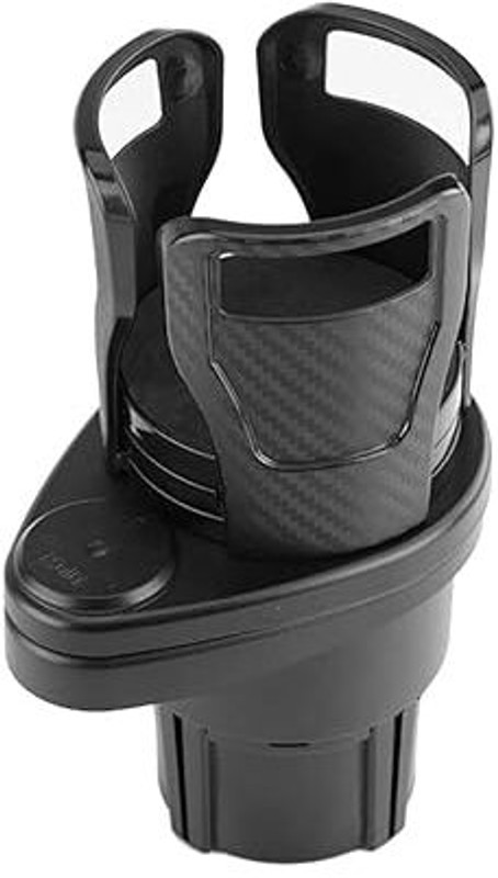 GARIHC ENTERPRISE 2 in 1 Multifunctional Car Cup Holder Extender 360° Rotating Adjustable Holder Car Bottle Holder(Plastic)