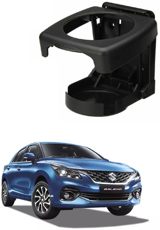 AutooNation Car Fit Holder 1 Pcs Stand Black Color For Maruti Suzuki Nexa Baleno 2022 Car Bottle Holder(Plastic)
