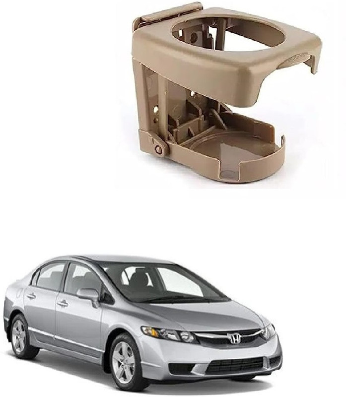 Gallery auto Car bottle/Glass/ Holder Stand 1pcs (Beige Color) for Honda Civic 2005 Car Bottle Holder(Plastic)