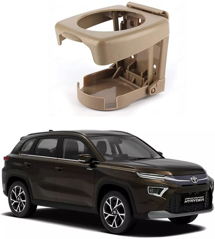 AutooNation Car Universal Fit Glass/Bottle Holder 1Pcs Stand For Toyota Urban Cruiser Hybrid Car Bottle Holder(Plastic)