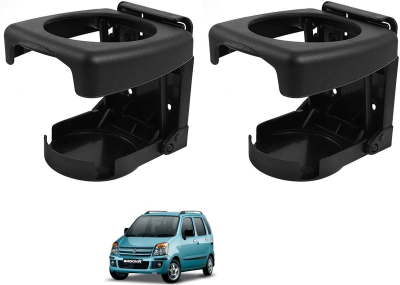 AuTO ADDiCT Car Foldable Black Drink Holder Cup Holder For MARUTI OLD WAGONR Car Bottle Holder(Plastic)