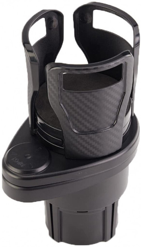 Truelix Car Cup Holder Expander, Auto Drink Holder Adjustable Double Cup Holder Car Bottle Holder(Plastic)