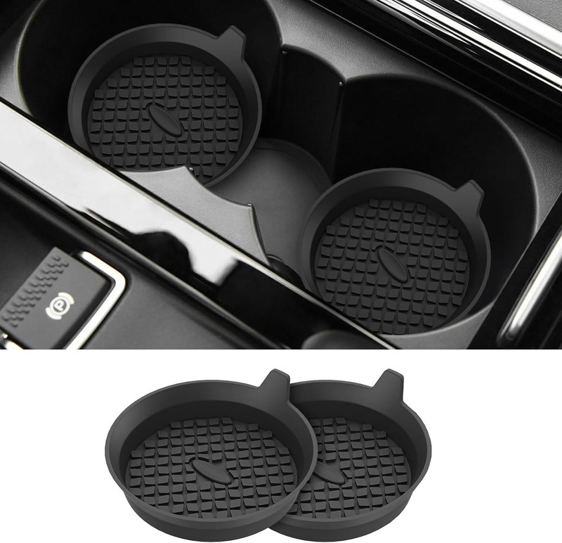 HSR Car Accessories Car Cup Holders, Silicone Universal Vehicle Non-Slip Cup Holders Car Bottle Holder(Plastic)