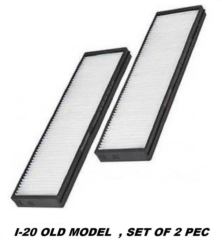 AutoClean CABIN FILTER I20 OLD SET OF 2 PEC Car Cabin Filter