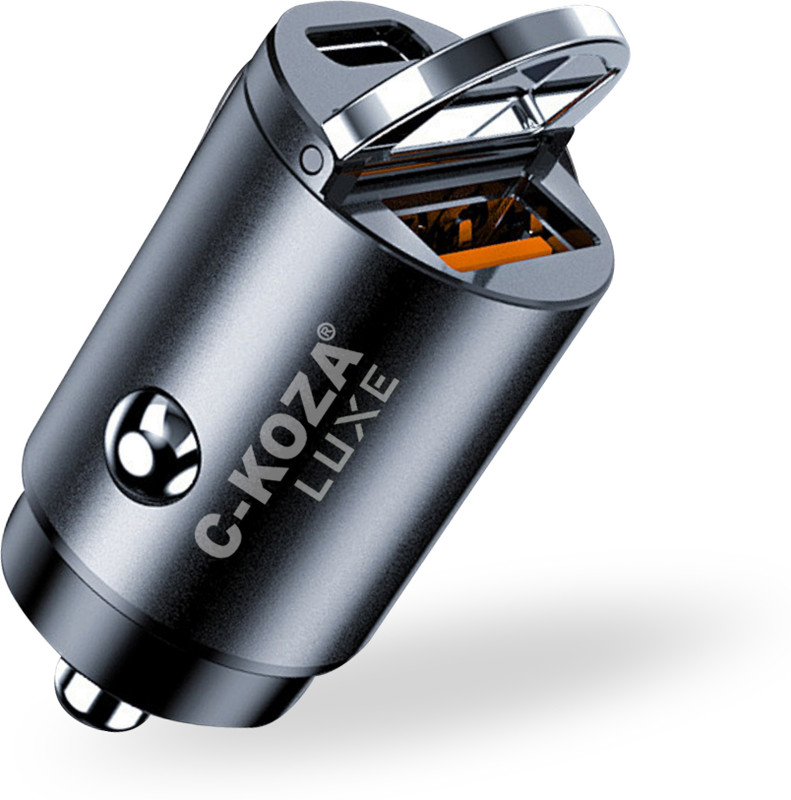 C KOZA 68 W Turbo Car Charger(Black)