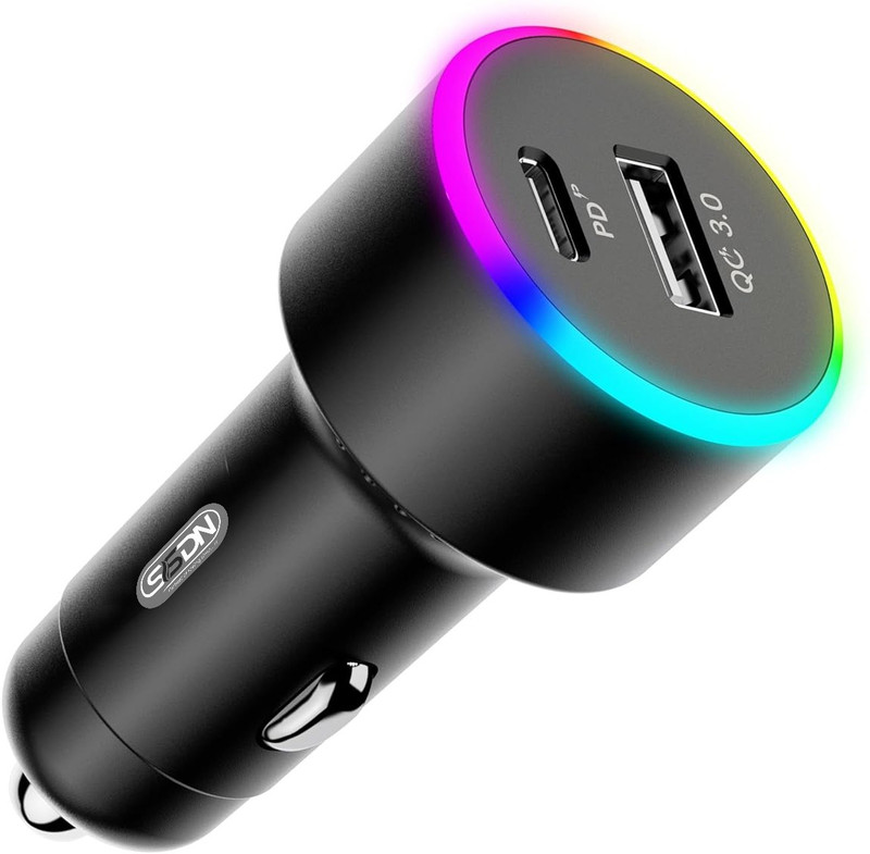 SSDN 120 W Qualcomm 3.0 Turbo Car Charger(Black)