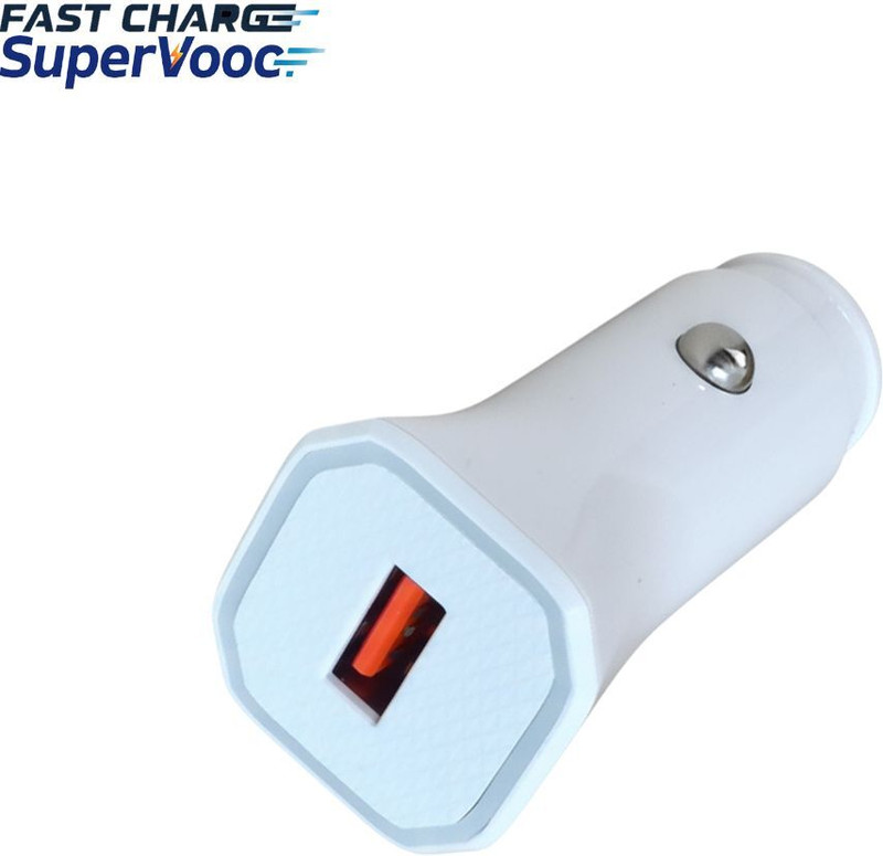 UniBoss 44 W Qualcomm Certified Turbo Car Charger(White)
