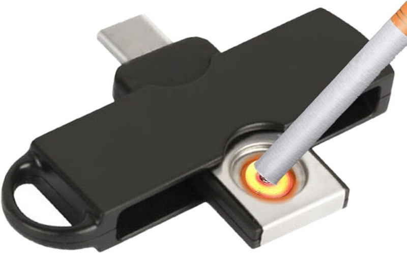 ShopBridge Socket USB Type-C Port Plug Adapter Mini Portable Electric Lighter Car Cigarette Lighter(1)