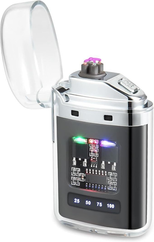 PRANT Plug USB Rechargeable Dual Arc Lighter Car Cigarette Lighter(1)