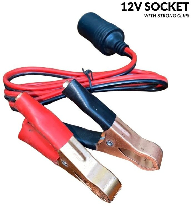Zorg Socket 12V with Alligator Clips Car Cigarette Lighter(1)