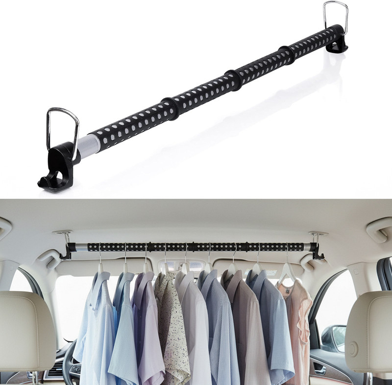 STHIRA Percha ajustable para coche negro Car Coat Hanger