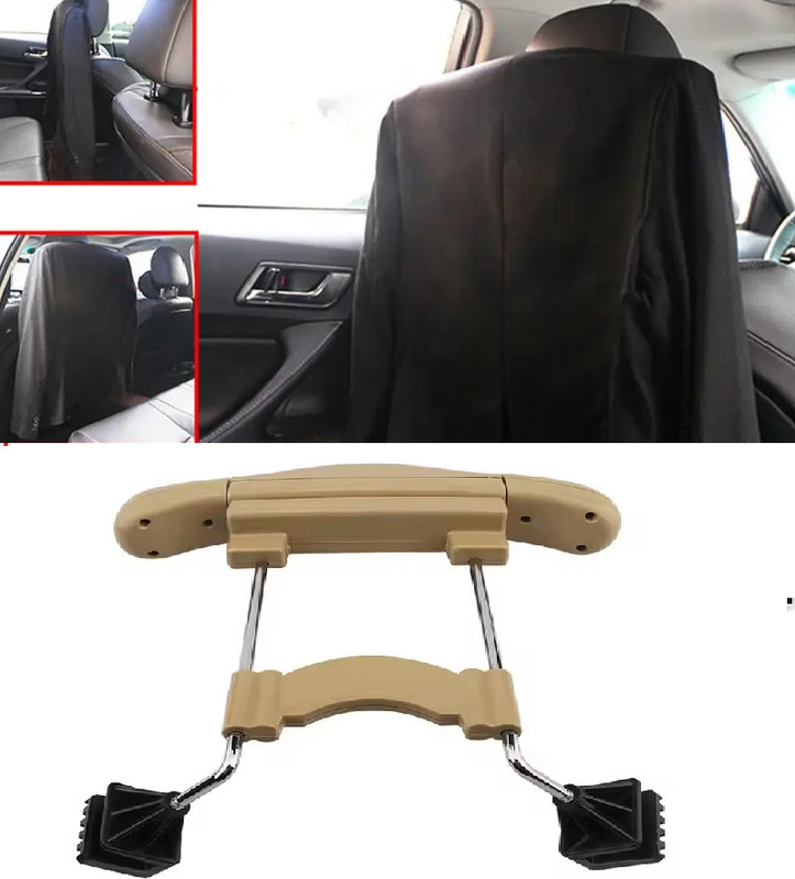QAWACHH Stainless Steel Universal Car Coat Hanger,Jacket & Suits Holder Car Coat Hanger