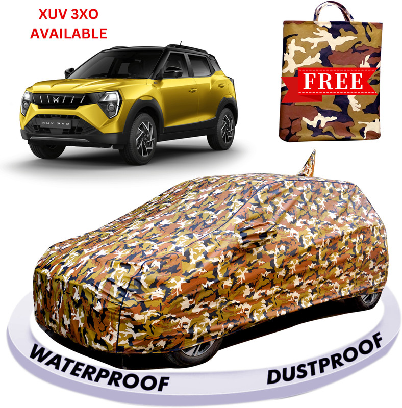 FABZEX Car Cover For Mahindra XUV 300 (With Mirror Pockets)(Multicolor, For 2024 Models)
