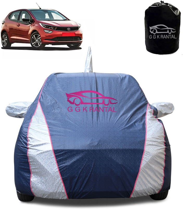 G G K RANTAL Car Cover For Tata Altroz (With Mirror Pockets)(Multicolor)