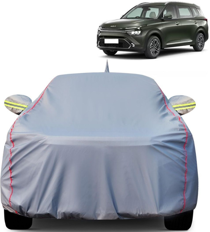 Whipone Car Cover For Kia Carens (With Mirror Pockets)(Grey, For 2020, 2021, 2022, 2023, 2024, 2025 Models)